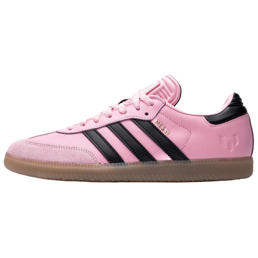 Adidas Lionel Messi X Samba Inter Miami CF - Debossed Home Kit Unisex Sneakers Pink Light-Pink Core-Black JP7844