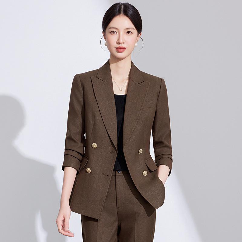 Women's High-End Professional Suit Set for Broadcasters and Formal Occasions