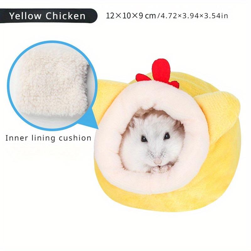 Hamster Nesting House Golden Bear Sleeping Bag Cotton Nest and Sleeping Bag Keep Hamster Warm and Cozy