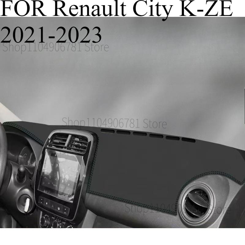 FOR Renault City K-ZE - Car Dash Mat Dashmat Dashboard Mat Cover Sun Shade Dash Board Cover Carpet Accessories