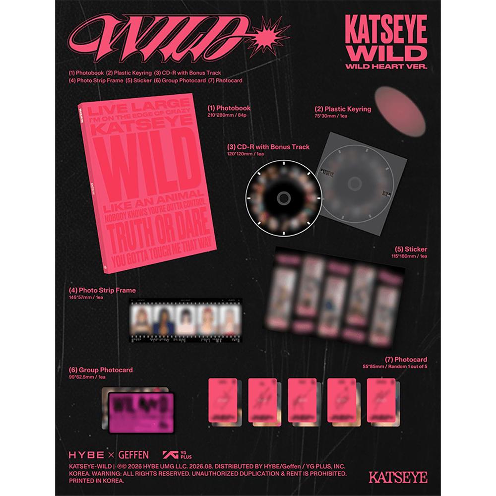 [Pre-order] KATSEYE - WILD (International Retailer Exclusive)