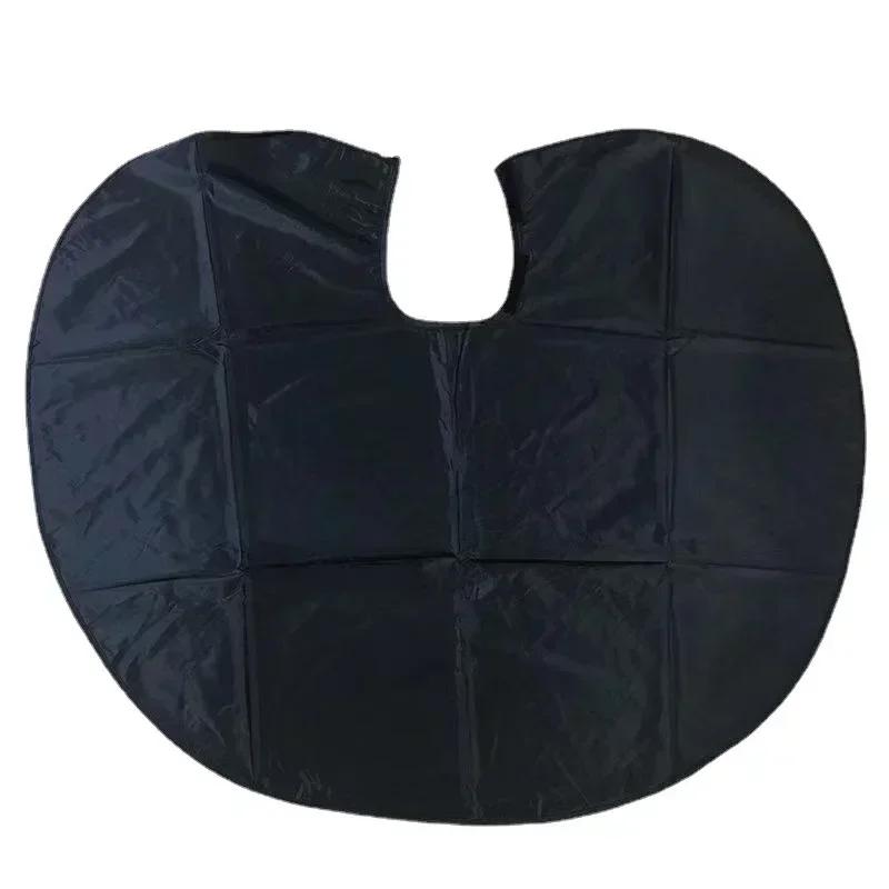 Hair Dye Tools Short Black Waterproof Hairdressing Salon Tool Barber Hair Cutting Cape Cloth Wrap Hairdressing Cape