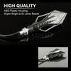 2PCS Arrow LED Motorcycle Turn Signals Blinker Flashing Steering Lights Warning Front Rear Indicators For Motorbike