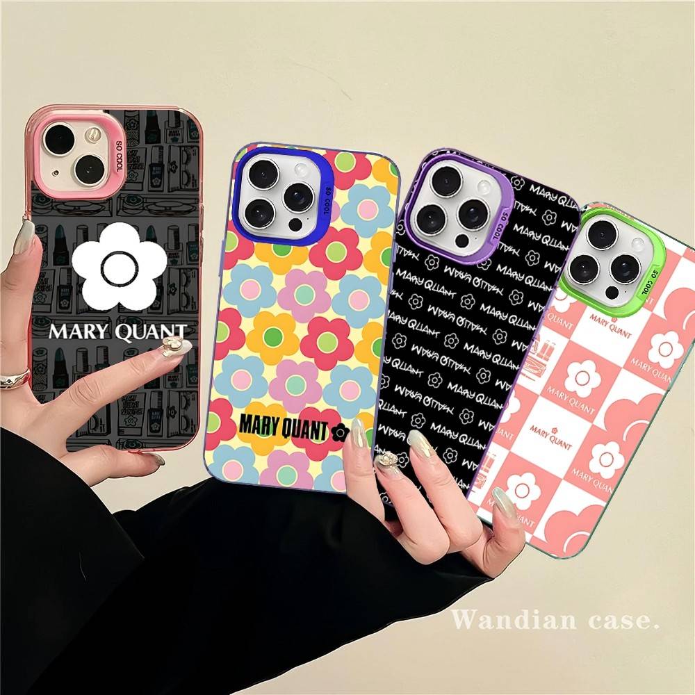Fashion Pop Mary Quant Phone Case For IPhone 17 16 15 14 13 Pro 12 11 Pro Max PLUS Color Back Cover