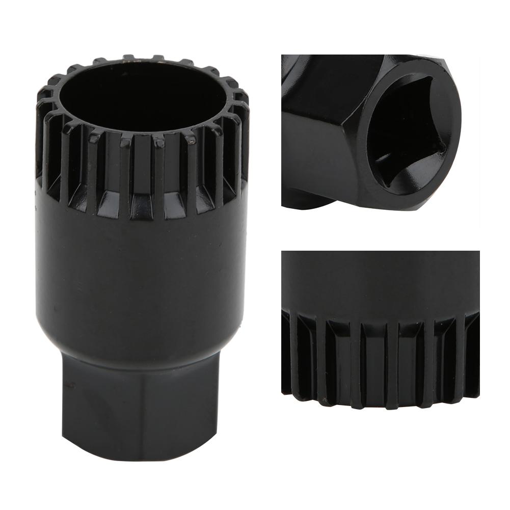Bike Flywheel Remove Socket Lockring Remover Removal Repair Tool Middle Shaft Sleeve TubeLockring Remover
