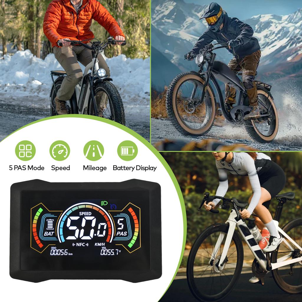 H7C [Haytrix] Electric Bicycle Computer LCD Digital Wired Cycling Computer Speedometer Odometer Backlight IP67 Road Bike