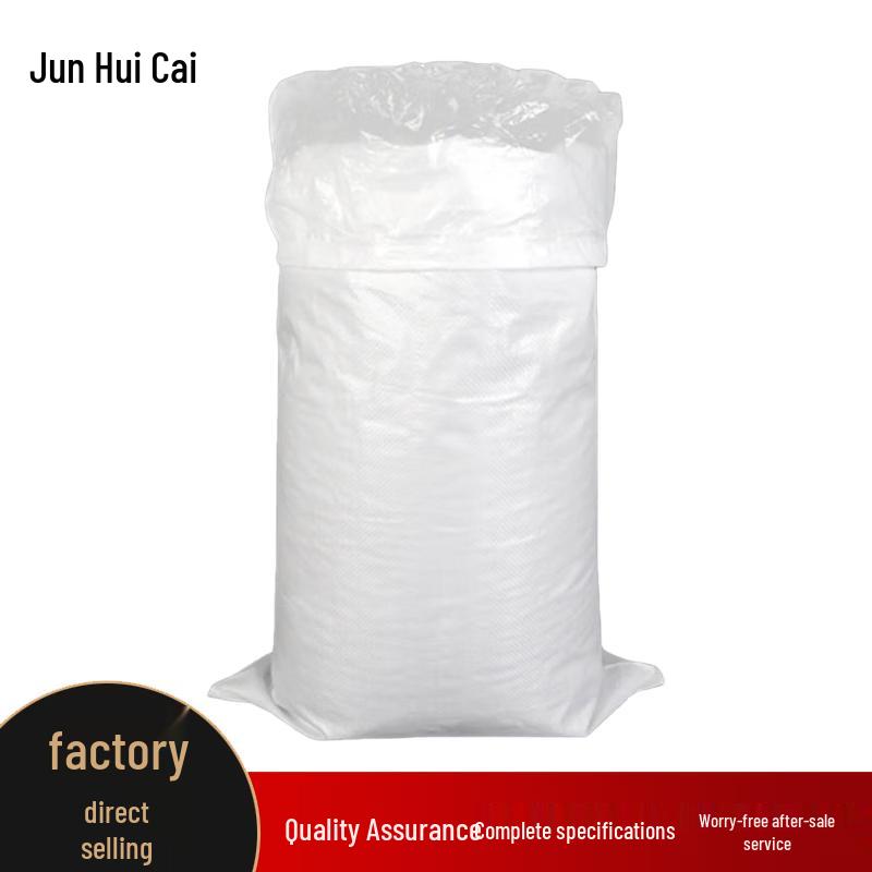 White Woven Packing Bags (100-Pack)