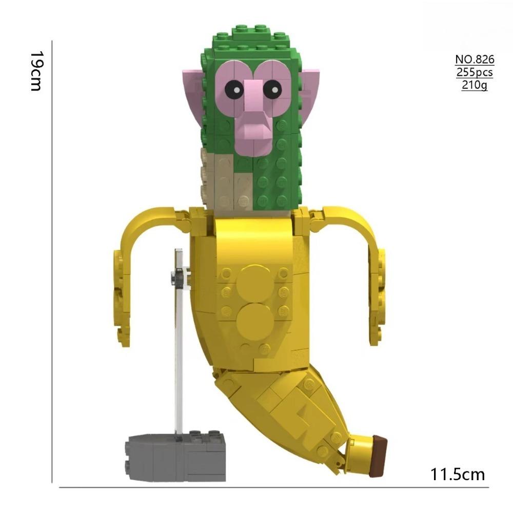 2025 Cartoon Italian Brainrot Animals Tung Tung Tung Sahur Building Blocks Model Desk Ornament Tralalelo Tralala Bricks Toy Gift