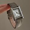 Women Square Rome Dial Watch Retro Quartz Watches Leather Strap Wristwatches