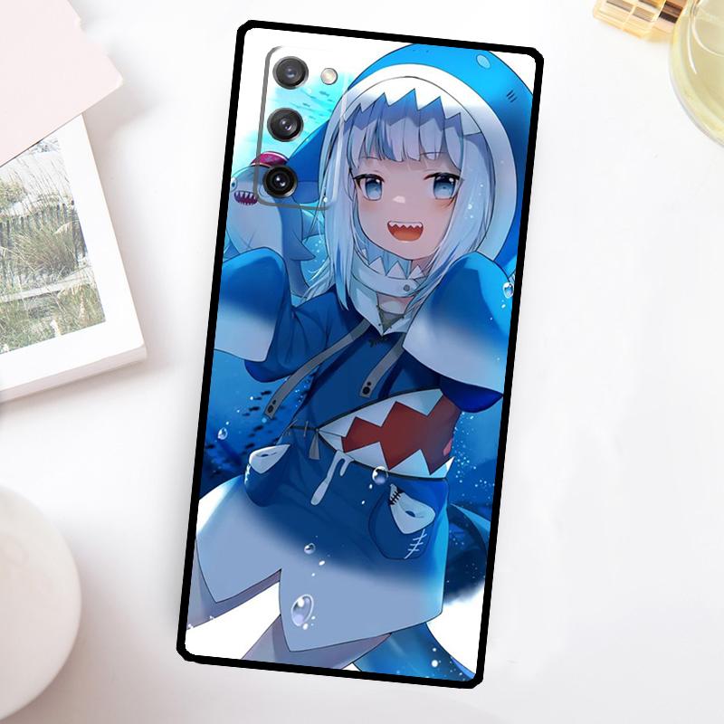 Gawr Gura Hololive Anime Hülle Für Samsung Galaxy S23 Ultra S22 Plus S20 S21 FE S8 S9 S10 Note 10 20 S24 Ultra Hülle