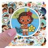 Moana 50pcs Cartoon Paster Decorative Water Bottle Waterproof Sticker Gifts