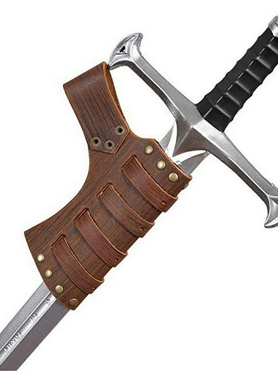 Medieval Renaissance Adjustable Leather Sword Scabbard & Belt Costume Accessory
