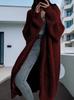 New long lazy wind sweater women's autumn and winter loose and versatile long-sleeved knitted cardigan jacket buttons 13 colors