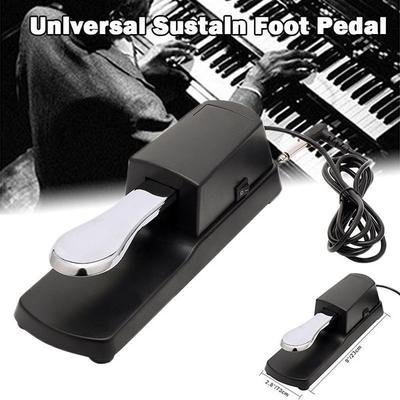Piyano Sustain Pedalı Elektronik Org Elektrikli Piyano Sentezleyici Sustain Pedalı Evrensel Sustain Pedalı Müzik Aleti Aksesuarları
