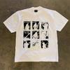 Pure Cotton Short Sleeve Tshirt Double Thread Loose Fit Male Female Couples Retro American Style Heavyweight Summer Breathable