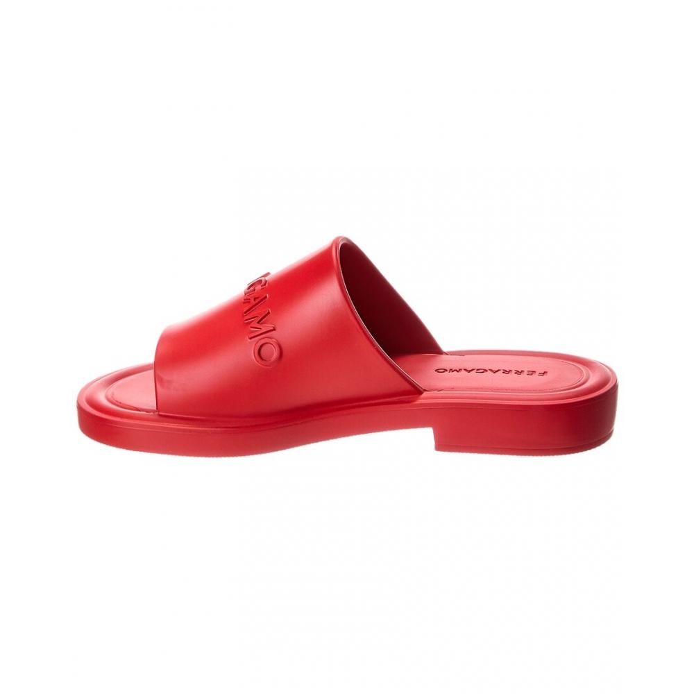 Salvatore Ferragamo Ferragamo Giuneva Jelly Sandal Red