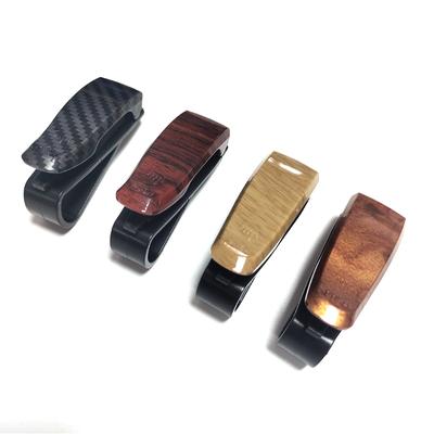 1Pc Grain Brillenetui Atuo Autozubehör ABS Sonnenbrillen Brillenhalter Autoverschluss Ticketclip Sonnenbrillenetui