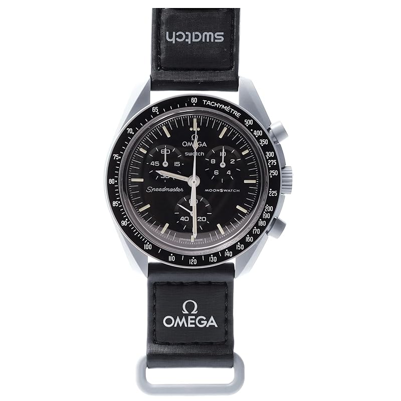 OMEGA × SWATCH Луна Оригинальные Omega Swatch Миссия на Луну Совместные часы Водонепроницаемые Мужские Женские Миссия на Луну [Поставляется с пакетом для покупок]