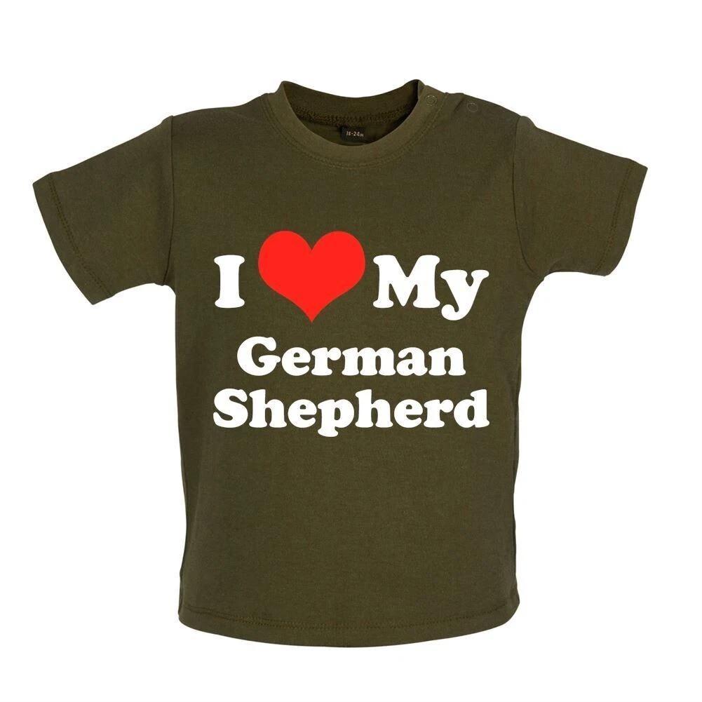 

I Love My German Shepherd - Kids Baby Kids Boys Girls Unisex T-Shirt / Bodysuit - Dog Dog Dogs Pet Owner 140