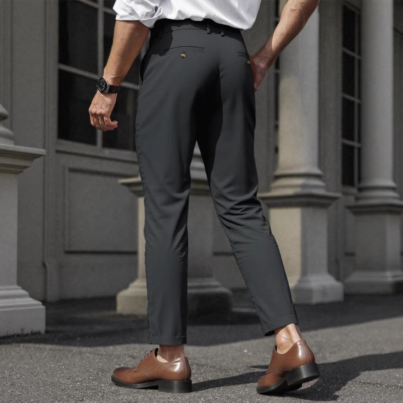 Men's business pants spring and summer new high-end men's straight casual pants 6
