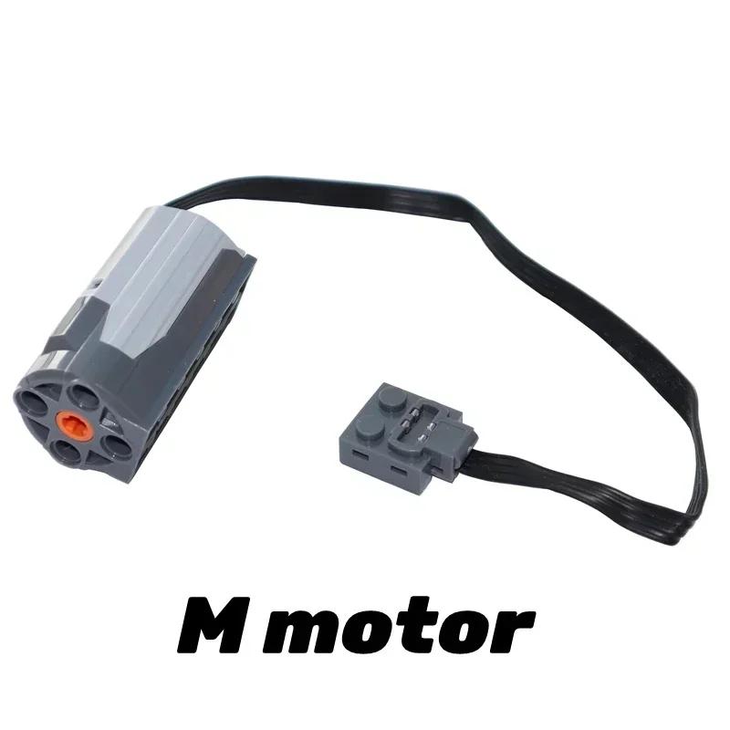 Technical Motors Parts Power Functions PF Model Sets Compatible Tarin Car Accessories Building Blocks MOC High-tech Bricks Toys