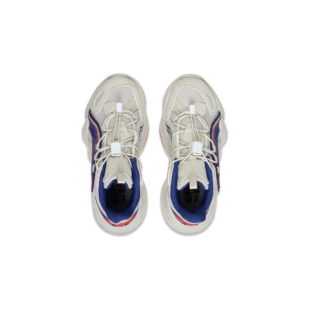 Li Ning Kids Kunpeng Sports Trend Low Top Casual Shoes Kids Casual Shoes Gray YKCS018-41