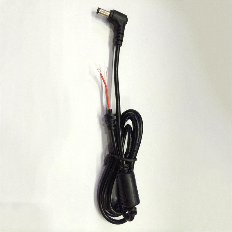 1.2m Pure Copper DC Elbow Power Cable 22 AWG, 5.5x2.5mm with Clip for Laptop Charging