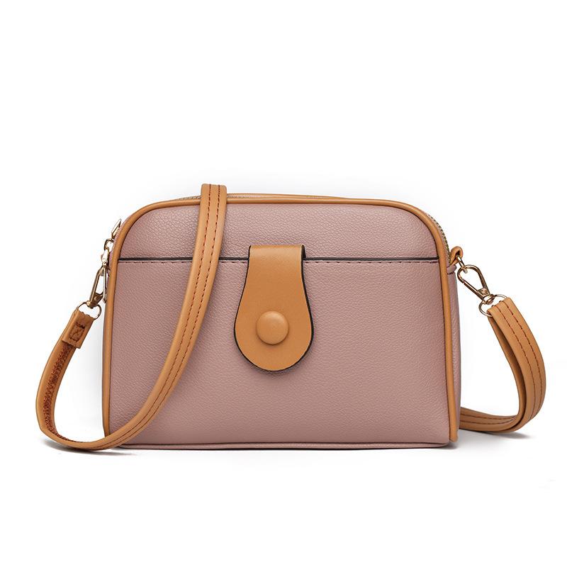 New Summer Small Bag Splicing Contrasting Color Shoulder Bag Mother Bag Crossbody Bag