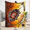 Australian Aboriginal Style 18 Blanket Durable Comfort Perfect for Picnics Couch Bed for All Seasons Stylish Decor