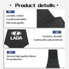 Car Logo Seat Headrest Cover Suede Perforated Pillowcase Pad For Lada Vesta Granta Largus Vaz Samara Vesta Niva 4X4 2110  ZZ3