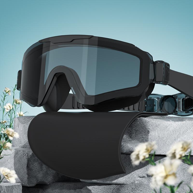 New Stylish Swimming Goggles Big Frame UV Protection Waterproof HD Vision Adults Swim Goggles for Men and Women