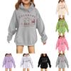 Sweatshirts für Teenager-Mädchen, Kapuzenpullover, langärmelig, mit Kordelzug, süßer, übergroßer Kapuzenpullover