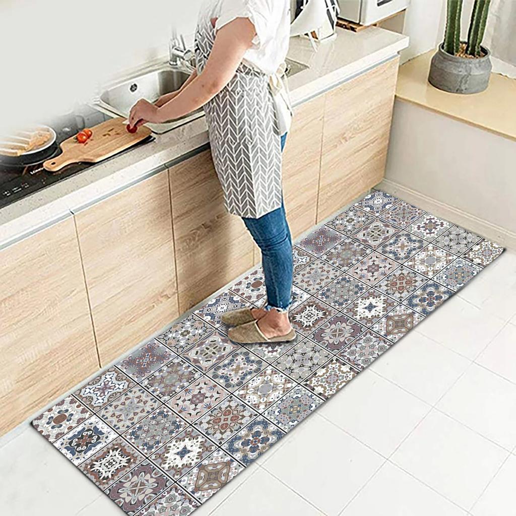 Home Carpet Entryway Anti-Slip Bathroom Kitchen Floor Mat Carpet Entrance Door Mat Corridor Floor Decoration Home Kitchen Carpet