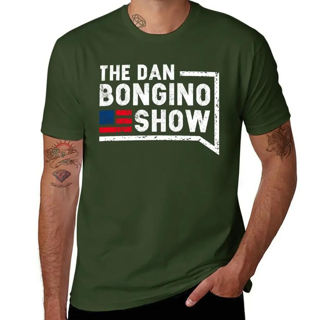 Dan Bongino For Fans T-Shirt Cute Tops Sports Fans Fruit of the Loom Mens T Shirts