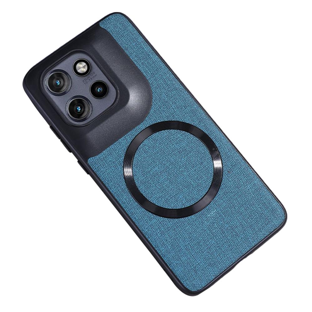 For Motorola Edge 50 Neo 5G/Moto S50 5G/Thinkphone 25 5G Magnetic Case Drop-Proof TPU+Cloth Back Phone Cover