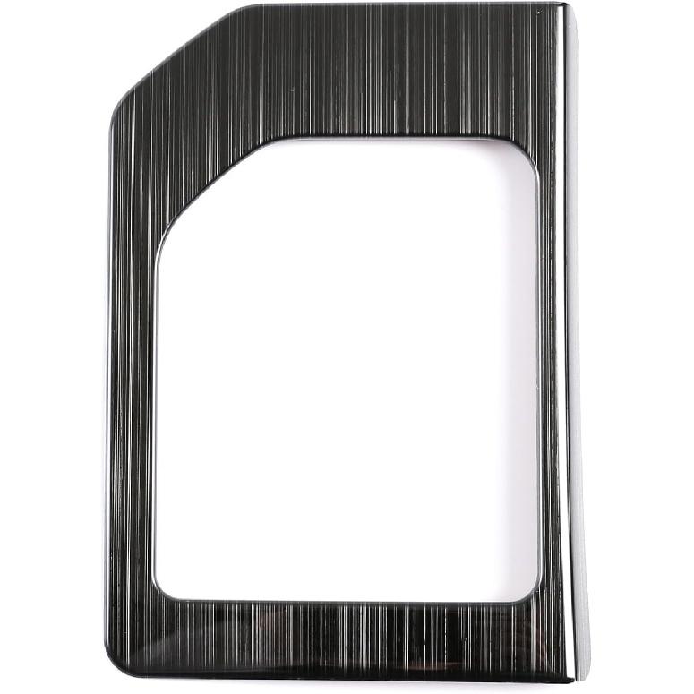 LLKUANG for Toyota Tundra 2014-2021 SUV Stainless Steel Center Console Gear Shift Panel Frame Trim Car Accessories (Black)