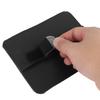 Car Sun Visor Card Bill Holder Organizer PU Leather Storage Bag Glasses Clip(Black)