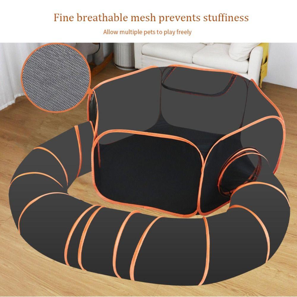 Foldable Enclosure Cat Tents Large Space Puppy Fence Portable Pet Cage  Rabbit
