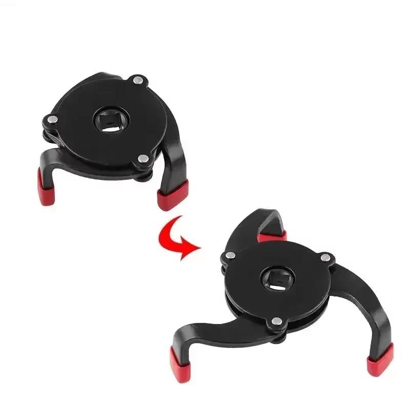 One Way Oil Filter Three Jaw Wrench Tool With Anti-skid Edging Oil Core Removal Ball Head Filter Wrench Car Trucks Repair Tools
