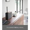 [Yamazaki] Handheld Wiper Stand with Replacement Mop Holder, Brown, W23.1 x D7.2 x H16.7cm, RIN, Holds 6 Replacement Mops, 1836