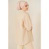 103901 Übergroßes Basic Hijab-Shirt - Creme