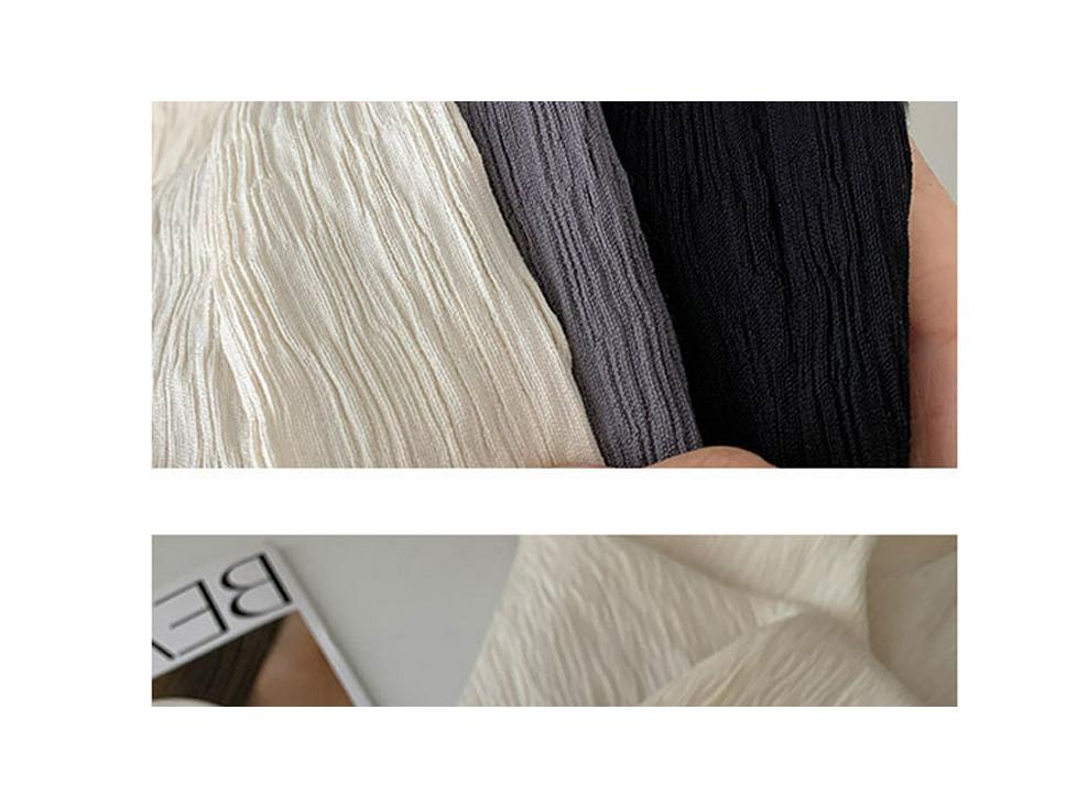 Plissierter Umstandsrock - Leicht, locker geschnitten, mittellang mit Seitenschlitz