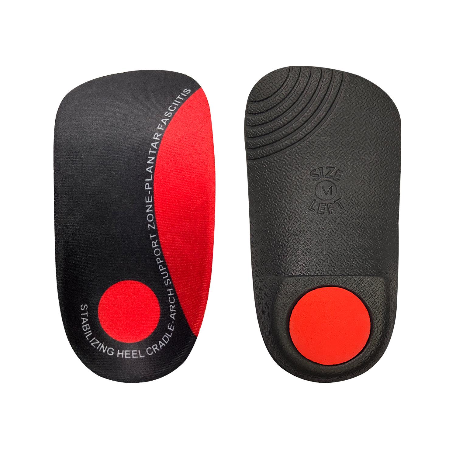 

Men s and Women s Arch Support Insoles for Heel Pain and Plantar Fasciitis Small 35-38 чорний/червоний