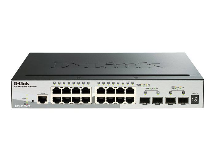 La série DGS-1510 est la dernière génération de commutateurs configurables de D-Link avec un port 10G, ce qui la rend idéale pour le