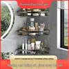 Punch-Free Aluminum Corner Bathroom Storage Rack