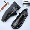 Height-increasing Business Casual Loafers for Men 2026 Spring New Black Designer Shoes Male Fashion Genuine Leather Shoe Man