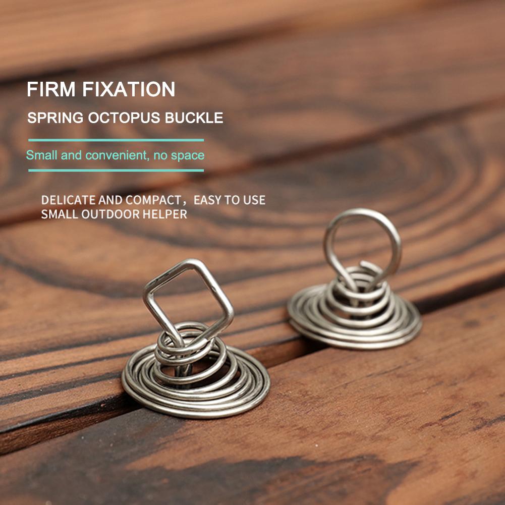 Stainless Steel Windproof Tent Stake Pegs Outdoor Plank Floor Awning Fixed Hook