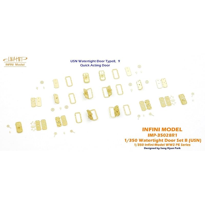 infini model 1/350 IMP series world war ii american navy watertight door Etched parts for ships parts for plastic models IMP3528