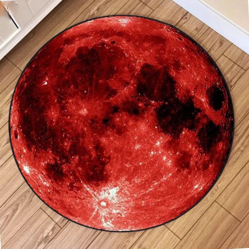 

Round Rug – Fashionable Non-Slip Wear-Resistant Soft Floor Mat for Living Room & Bedroom Decor Diameter 60cm