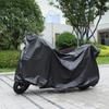Universal Cartoon Motorcycle Cover: Four Seasons Dustproof, Sunscreen, Transparent PEVA, Rainproof Protection for Electric Bikes.